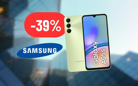 Samsung Galaxy A05s: OFFERTISSIMA AMAZON, maxi sconto del 39% attivo