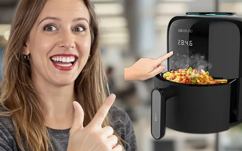 Friggitrice ad aria Cecotec: design compatto e cottura salutare