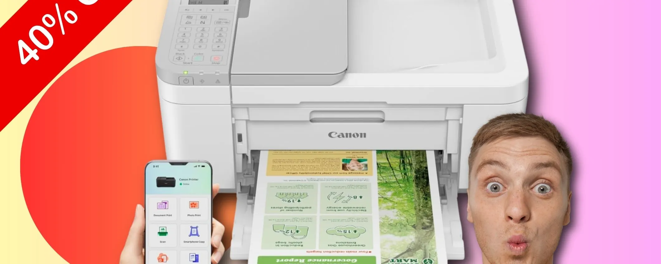 Stampante CANON 4 in 1: prezzo MAI così basso per il tuo smartworking
