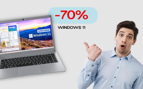 Notebook Windows 11 con 12GB di RAM: AFFARE Amazon con SCONTO 70%