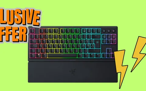 Tastiera da gaming Razer con poggiapolsi in sottocosto: ancora per poco su Amazon