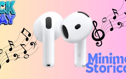 Black Friday 2024: Apple AirPods 4 al prezzo minimo storico su Amazon