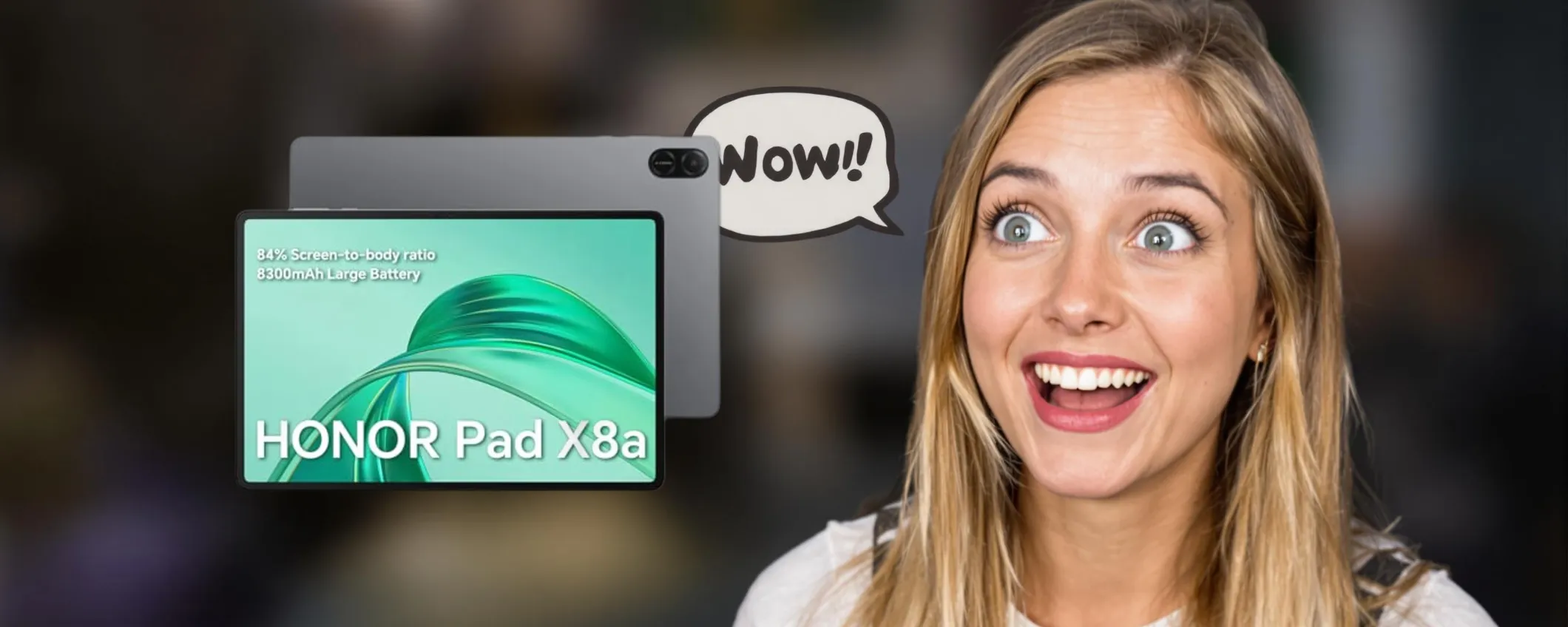 HONOR Pad X8a: il tablet del momento ad un prezzo mai visto prima