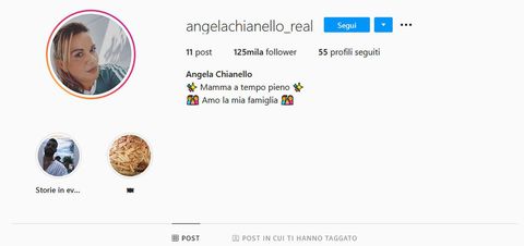 Non c'è coviddi: Angela Chianello sfonda su Instagram