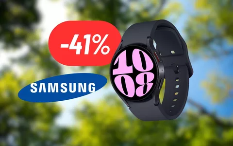 Samsung Galaxy Watch6: oggi è SCONTATISSIMO su Amazon (-41%)