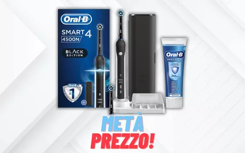 Kit Oral-B Smart 4, il n. 1 per i tuoi denti a METÀ PREZZO (49,99€)
