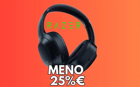 Cuffie wireless Razer Opus, la qualità audio si paga poco con lo sconto Amazon