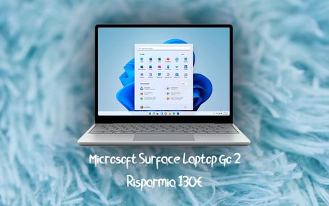 Microsoft Surface Laptop Go 2: il super laptop SCONTATO di 130 euro
