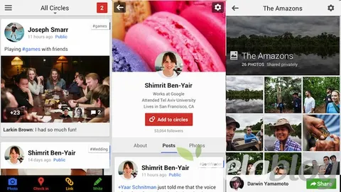 Google+ per iOS introduce correzione automatica e post interattivi