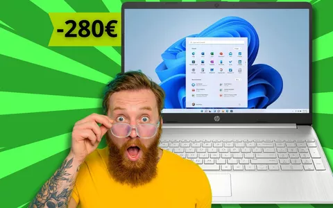 Laptop HP in OFFERTA IMPERDIBILE: su Amazon a 280€ in meno SOLO OGGI