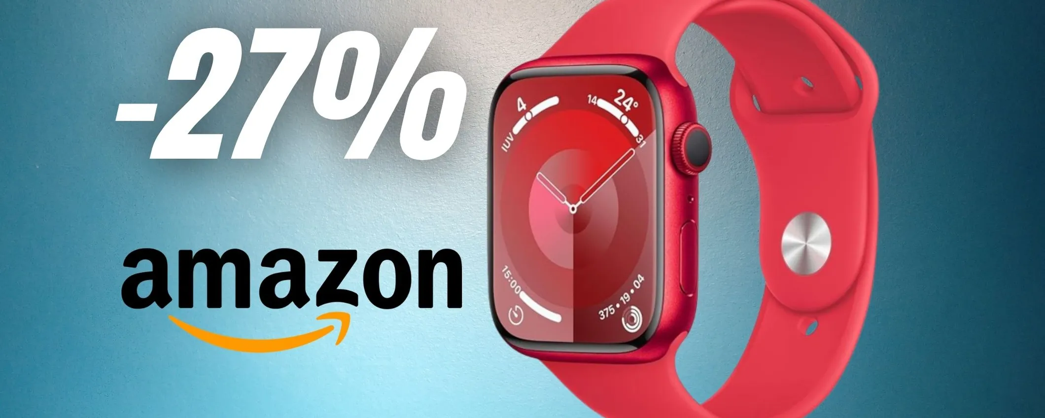 Apple Watch Series 9 in mega sconto Amazon per la fine del 2024