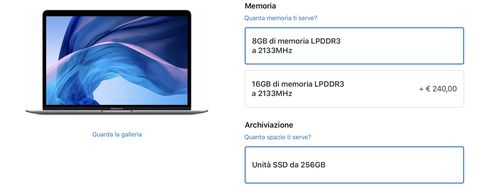 MacBook e Mac mini: Apple cala i prezzi di SSD e RAM