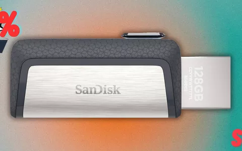 SanDisk Ultra Dual Drive 128GB, oggi al MINIMO STORICO: solo 12€ (-35%)