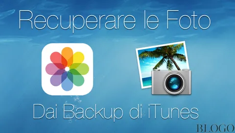 Recuperare le foto di iPhone e iPad dai Backup di iTunes e iCloud