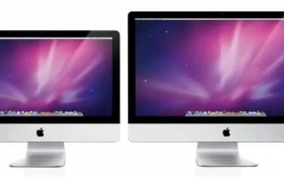 Nuovi iMac: modelli da 21.5