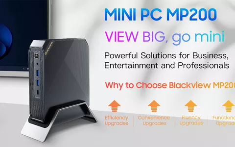 Il potente MiniPC Blackview MP200 sta per sbarcare sul mercato