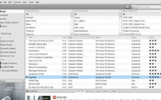Rilasciato Songbird 1.1