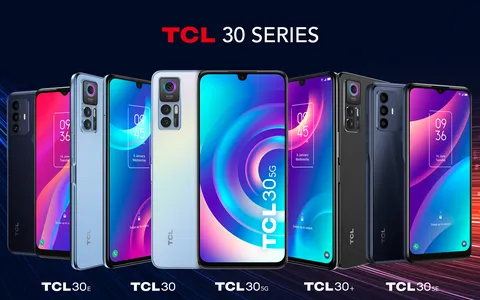 TCL presenta cinque nuovi smartphone per la sua Serie 30