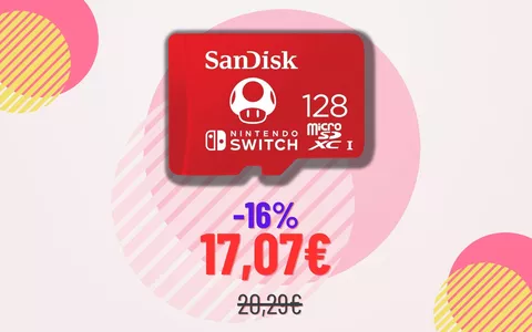 IMPERDIBILE SanDisk da 128GB per Nintendo Switch OGGI IN SCONTO su Amazon