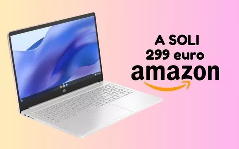 Notebook HP Chromebook ora a MENO di 300 euro su Amazon!