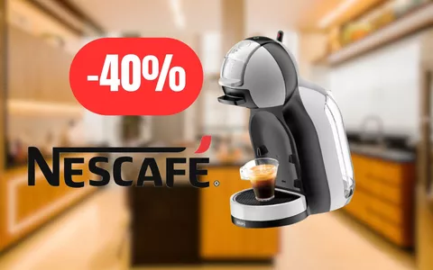 Macchina del caffè Nescafé Dolce Gusto al 40% di sconto su Amazon