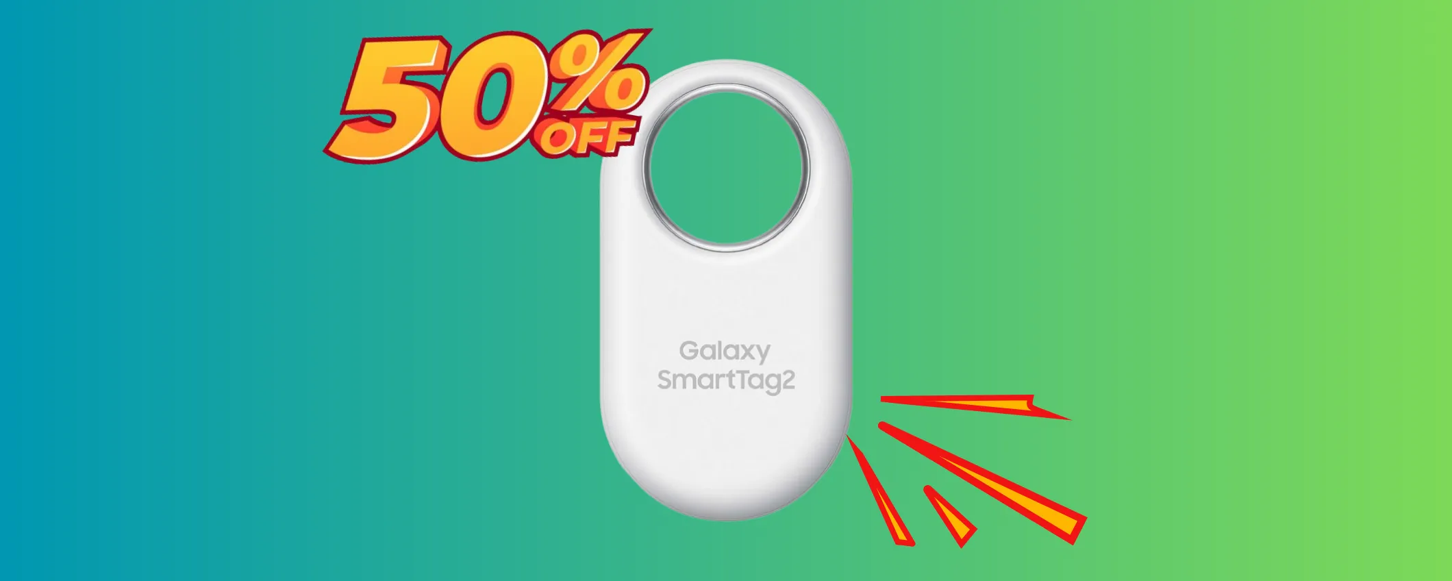 Samsung Galaxy SmartTag2 a metà prezzo: come l'AirTag ma a soli 20€