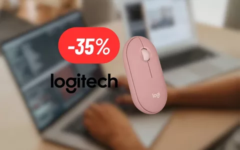 Mouse Logitech Pebble leggero, wireless e preciso ad un PREZZO SHOCK: AFFARONE