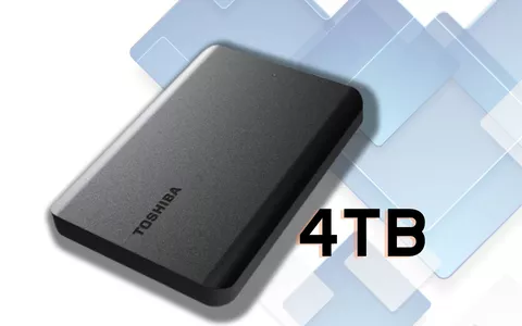 4TB di Hard Disk Toshiba: spazio GIGANTE a prezzo RIDICOLO su Amazon!