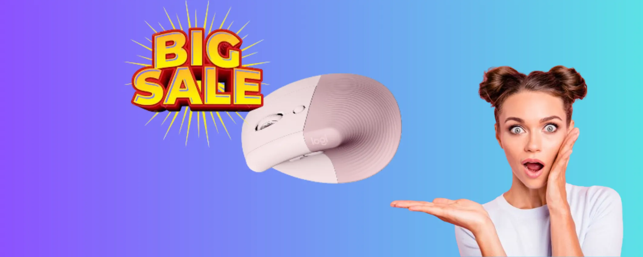 Mouse Verticale Logitech Lift: massima comodità ad un prezzo mini (-39%)