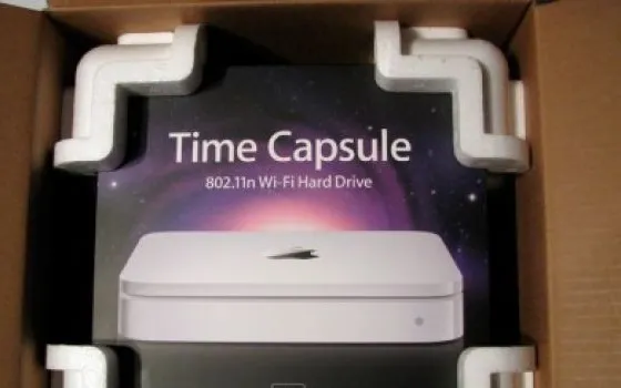 Unboxing di Time Capsule