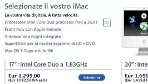 Calano i prezzi di iMac, Mac Mini, iPod Nano e iPod Hi Fi