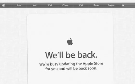 Apple Store offline: nuovi prodotti?