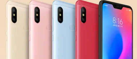Xiaomi Redmi 6 Pro, prime immagini ufficiali