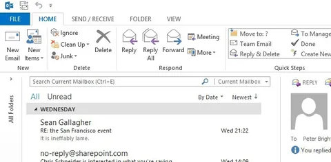 Outlook 2013, eliminate le vecchie funzionalità