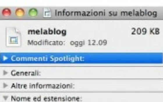 Snow Leopard: regole di apertura dei file