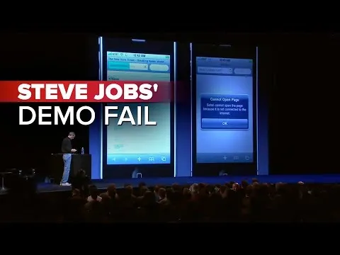 CNET News: Steve Jobs' demo fail