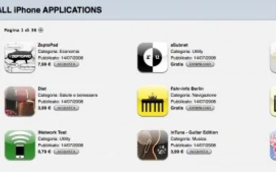 Vedere le applicazioni sull'App Store secondo data di pubblicazione (e nome)