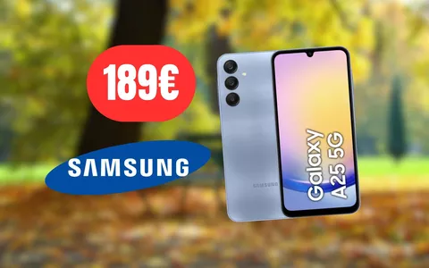 Samsung Galaxy A25: CROLLA IL PREZZO con lo sconto Amazon del 41%