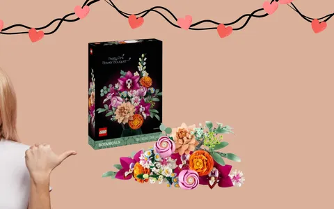 A San Valentino regala un Bouquet di Fiori Rosa LEGO: oggi su Amazon a mini prezzo