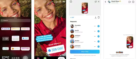 Instagram, come funziona il nuovo sticker Chat