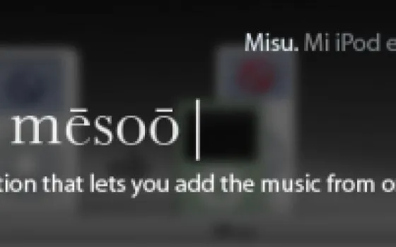 Misu: scambiare musica tra iPod