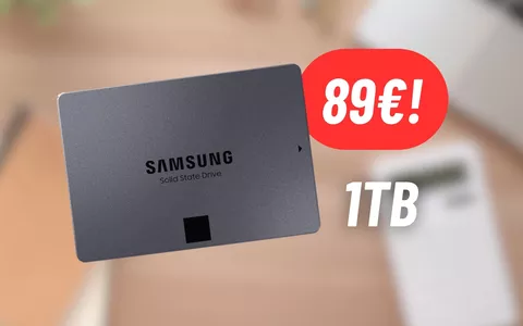 SSD Samsung da 1TB in maxi offerta su Amazon (-39%)