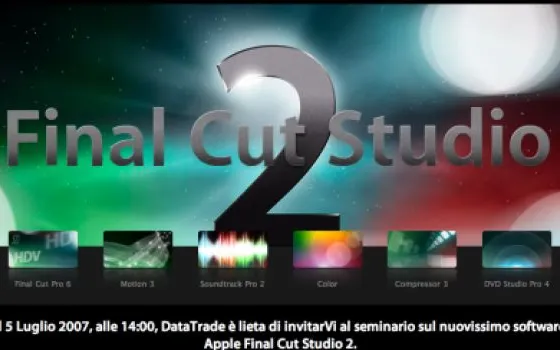 Seminario Final Cut Studio 2 a Bologna