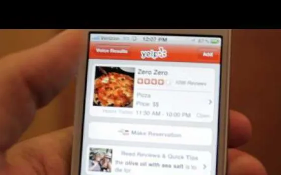 In iOS 5.1 Siri è più integrata con Yelp