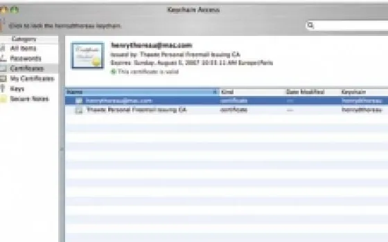 Messaggi sicuri con Mail.app