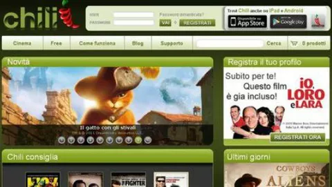 Fastweb: film in streaming con Chili