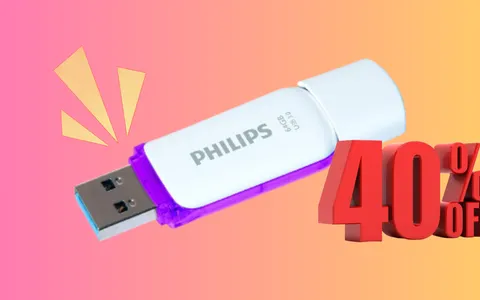 Chiavetta USB Philips da 64 GB a soli 9€ con lo sconto schock del -40%