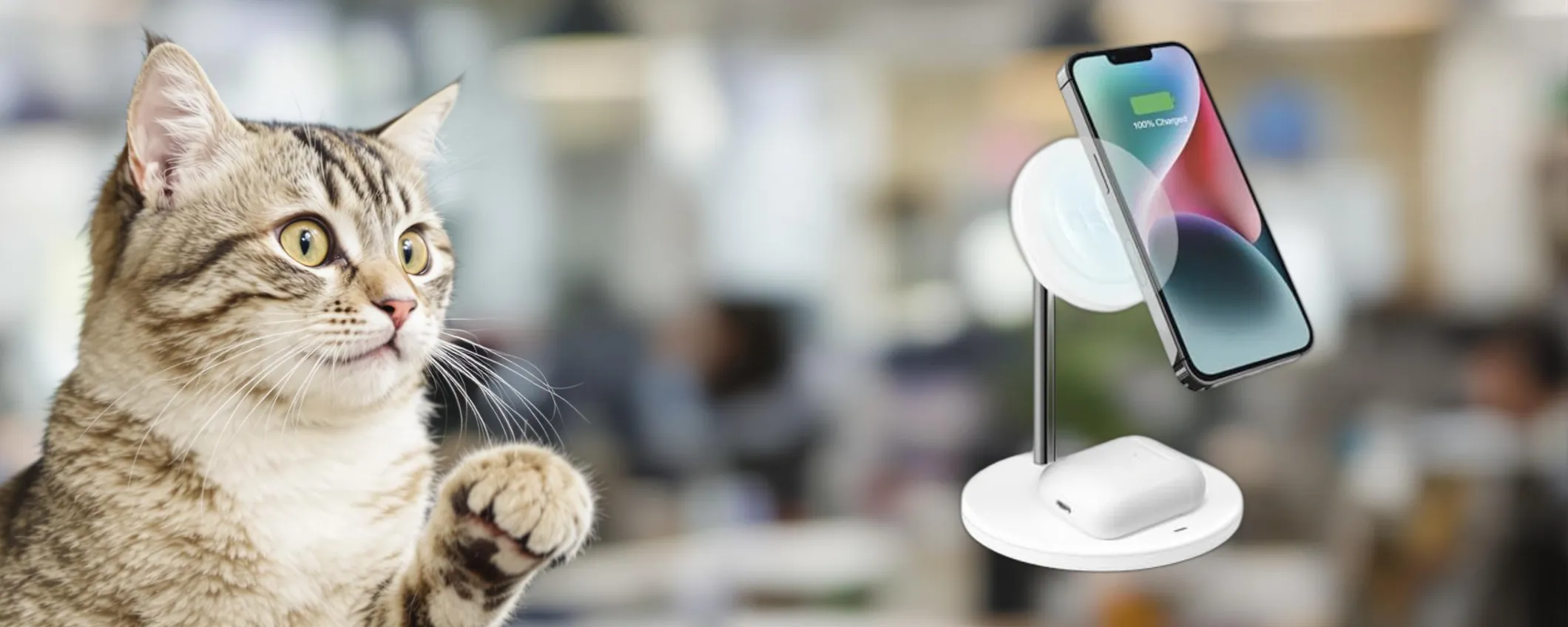 Solo 9€ per la Stazione di ricarica wireless 2-in-1: sconto schock del -51%