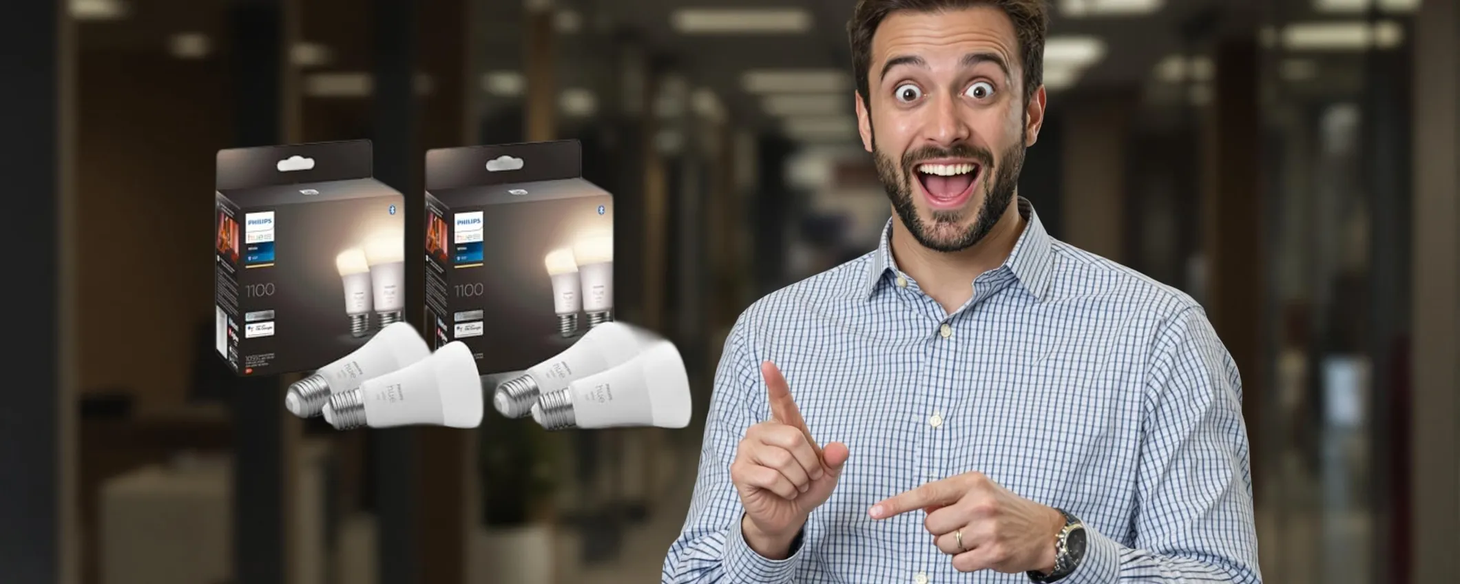 Scopri l'illuminazione smart con le lampadine Philips: set da 4 a mini prezzo su Amazon