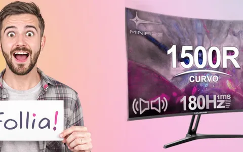 Monitor curvo da gaming Minifire: ottimizza il tuo setup di gioco spendendo pochissimo